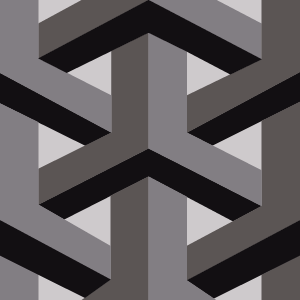 Decorative cement tile Latice 1 with bands and lines, diagonals and zigzags, knots and interlacing